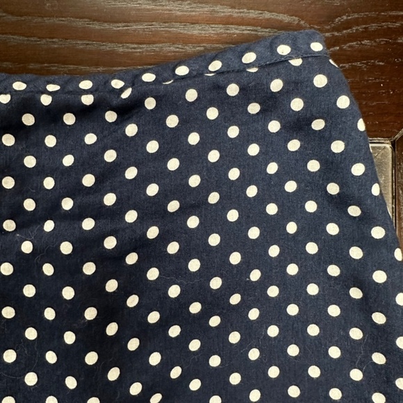 *LOFT* Blue x White Polka Dot Skirt Size 2 - Picture 2 of 5